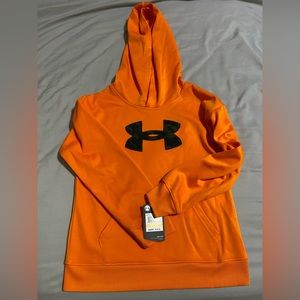 Under Armour NWT Boys Size 7 Orange Hoodie